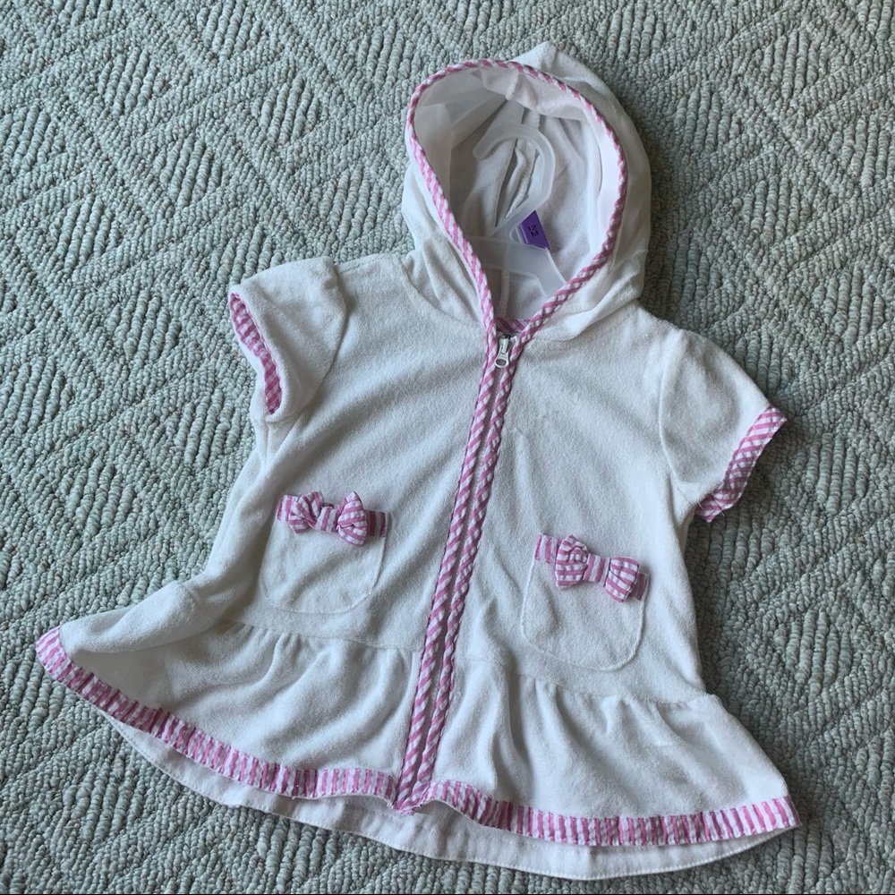 SOLD Girls French Terry Swim Coverup